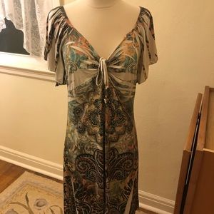 Reina White sublimation be jeweled dress